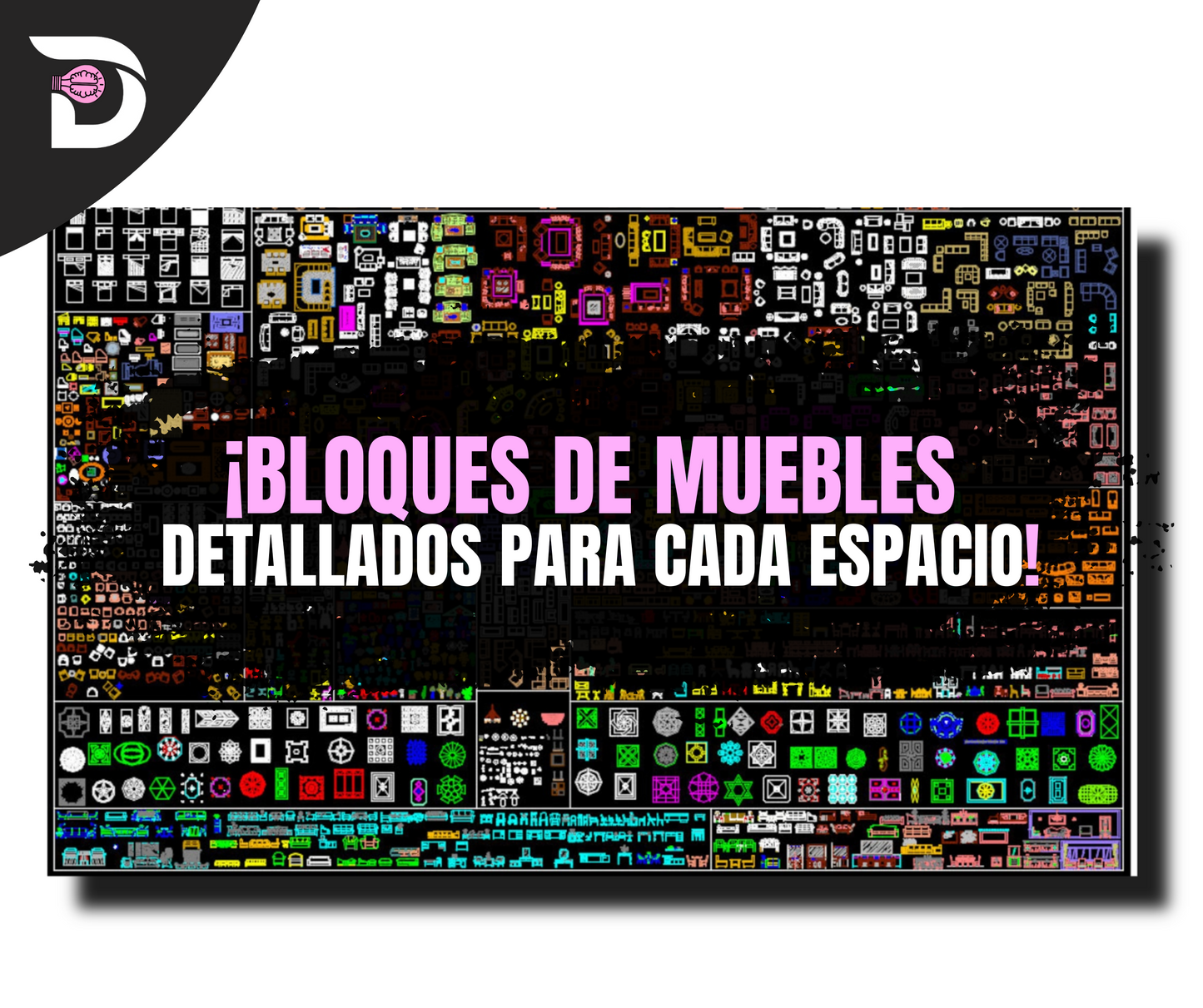 +1000 Bloques CAD para Diseño de Planos