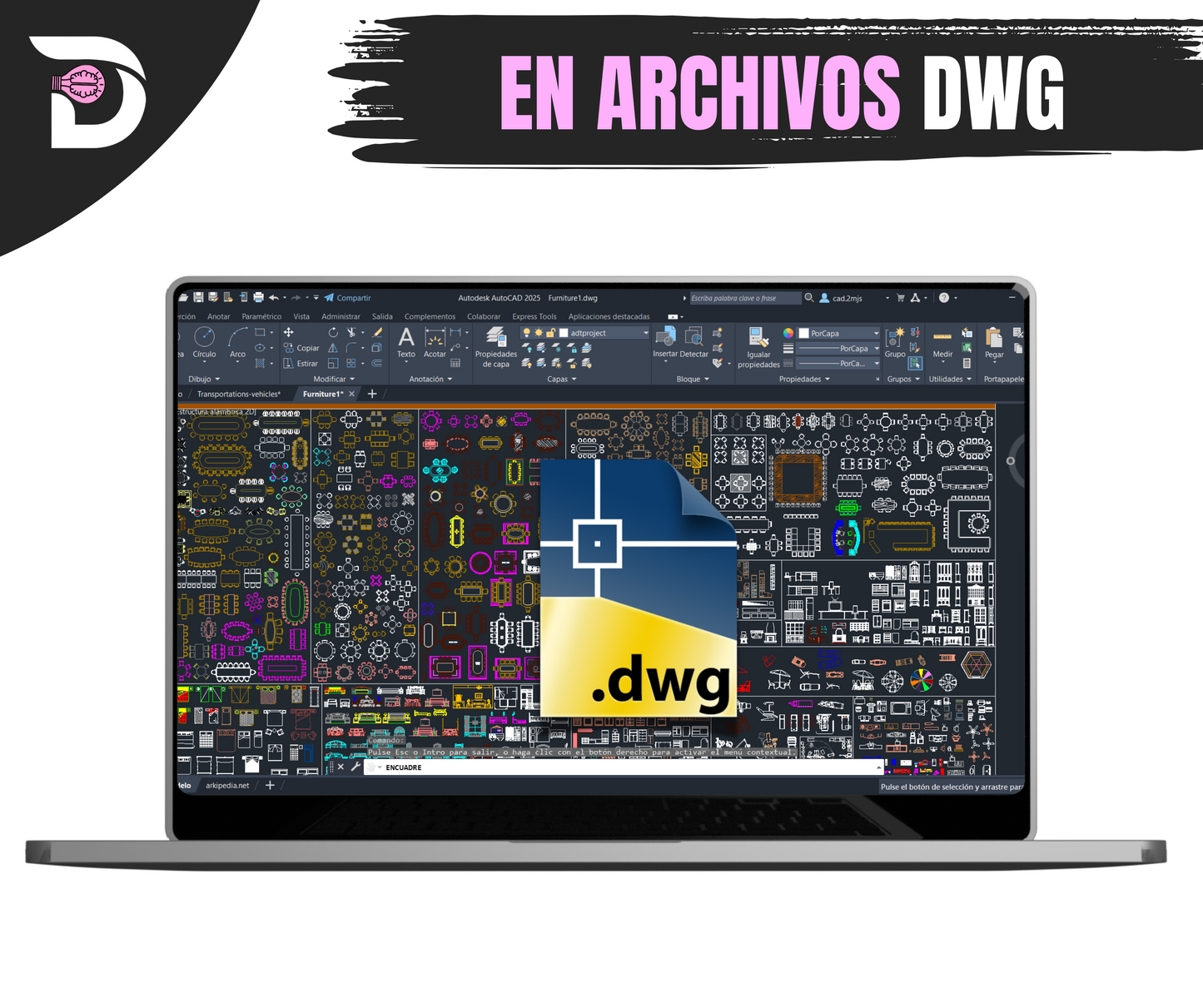 Biblioteca Completa de Bloques AutoCAD DWG 2D