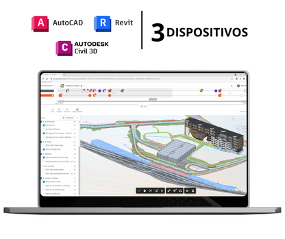 AutoCAD + RVT + C3D® | Licencia Oficial 2022-2025