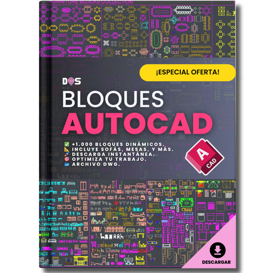 +1000 Bloques CAD para Diseño de Planos