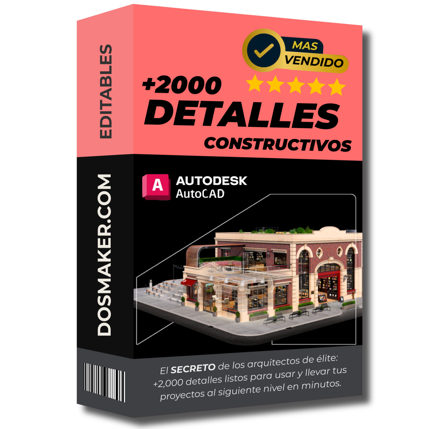 Mega Colección AutoCAD: +2.000 Detalles Constructivos