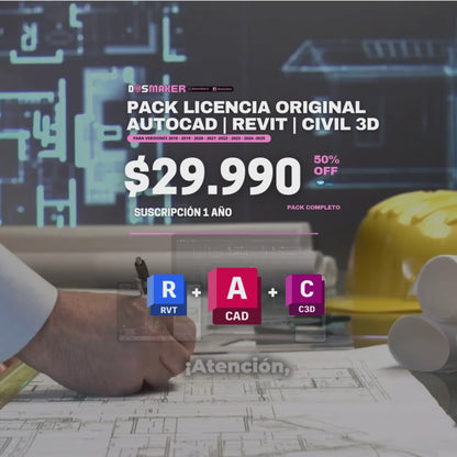 AutoCAD + RVT + C3D® | Licencia Oficial 2022-2025